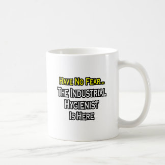 Ingen rädsla, industrihygienist är här kaffemugg