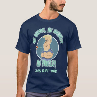 ingen rakning, ingen frisyr, inget problem t shirt