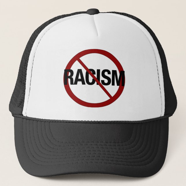 Ingen rasism truckerkeps (Framsida)