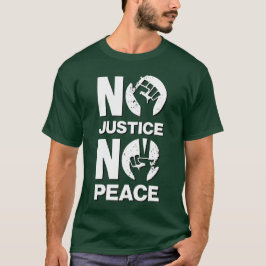 Ingen rättvisa, fred t shirt