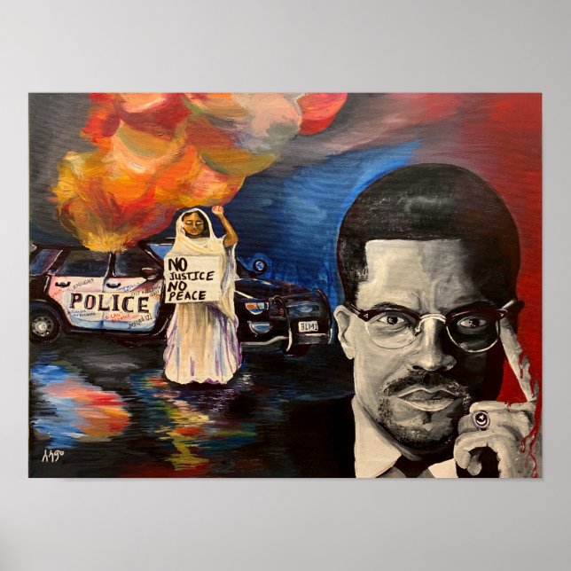 Ingen rättvisa, ingen fred poster (Framsidan)