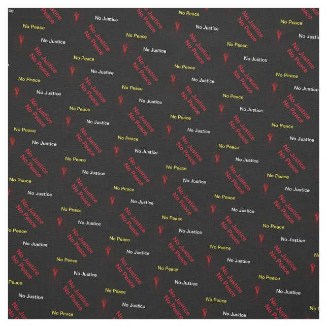 Ingen rättvisa, ingen fred tyg (Provkarta)