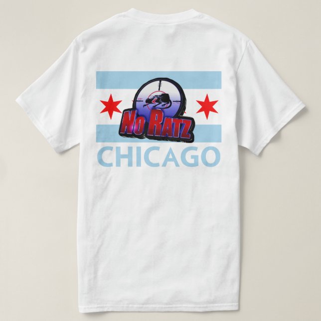 Ingen Ratz CHIflagga T-shirt (Design baksida)