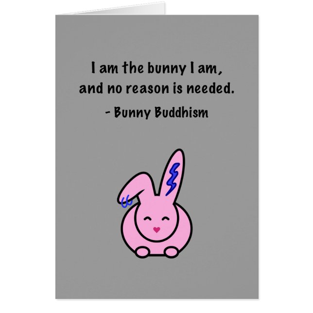 Ingen Reason är det nödvändiga kortet Hälsningskort (Framsidan)