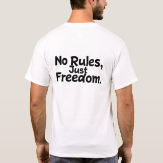 Ingen Regler Just Freedom Edgy Typography T-Shirt