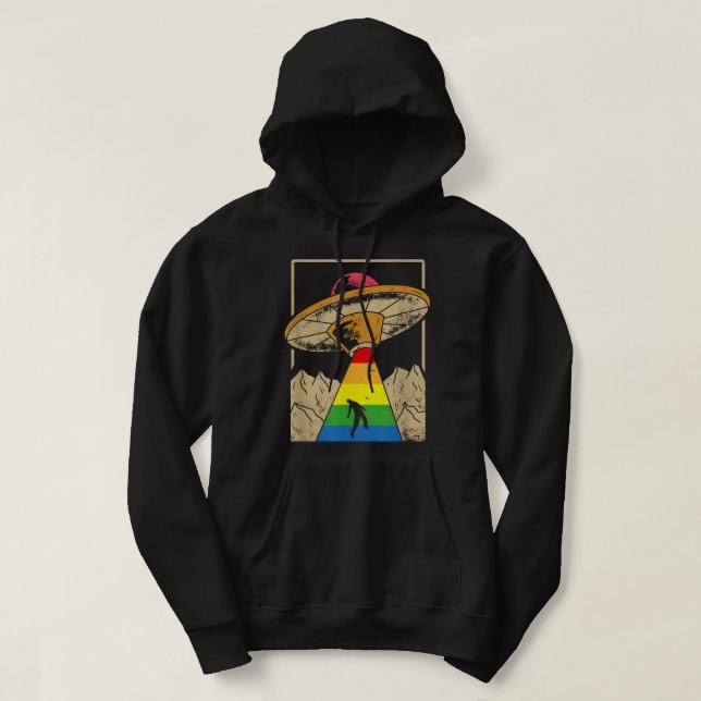 Ingen regler LGBT-Pride Genderquekopia Hoodie (Design framsida)
