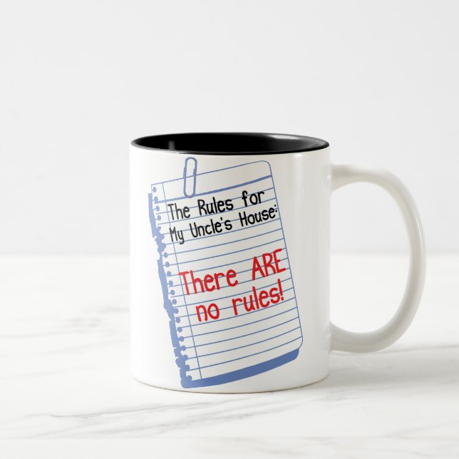 Ingen regler på min uncles Inhysa Två-Tonad Mugg (Höger)