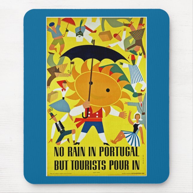 Ingen regn i Portugal~, men turistbuss i Portugal Musmatta (Framsidan)