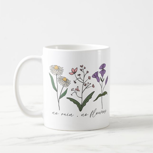 Ingen regn, inga blommor kaffemugg (Vänster)