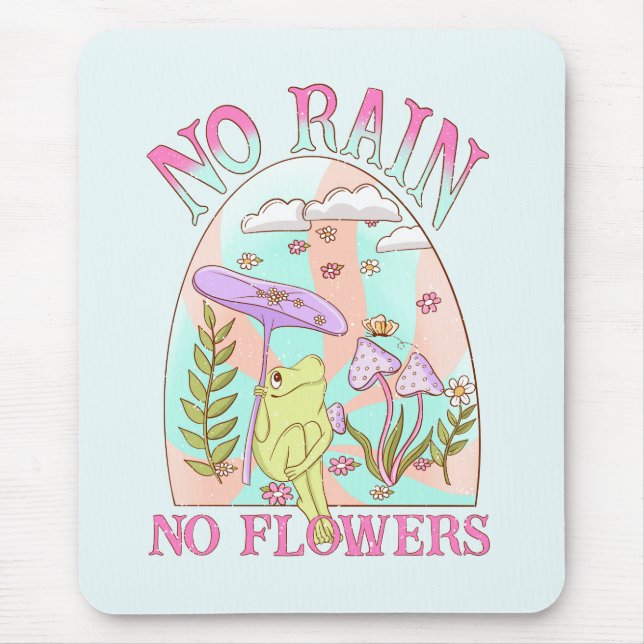 Ingen regn, ingen blommig svamp musmatta (Framsidan)