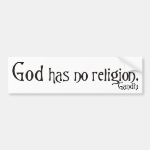 Ingen religion bildekal