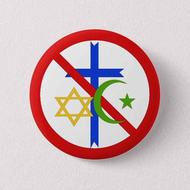 Ingen religion knapp (Framsida)