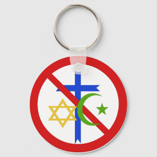 Ingen religion nyckelring
