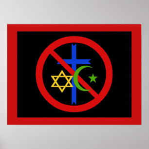 Ingen religion poster