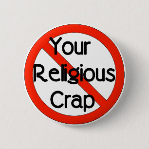 Ingen religiös skit knapp