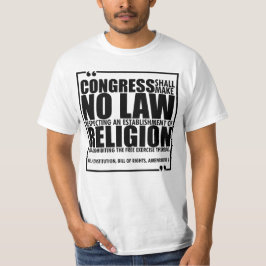 Ingen Religiösa Law T-Shirt