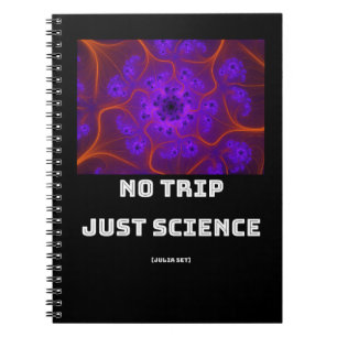 Ingen Resa Just Science Mandelbrot Julia Set Fract Anteckningsbok