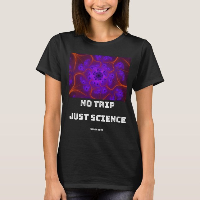 Ingen Resa Just Science Mandelbrot Julia Set Fract T Shirt (Framsida)