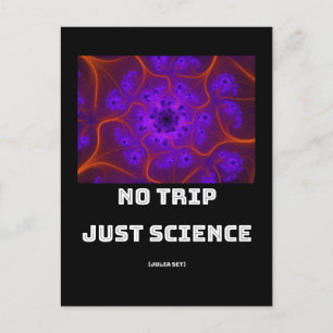 Ingen Resa Just Science Mandelbrot Julia Set Fract Vykort
