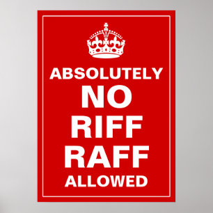 Ingen Riff Raff Poster