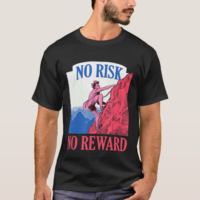 Ingen risk för att det inte uppstår någon bakåtskl t shirt (Framsida)