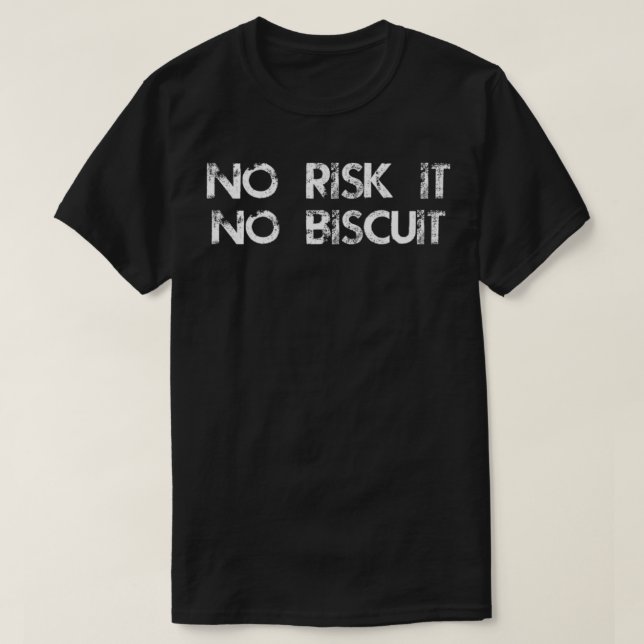 Ingen risk för premium t shirt (Design framsida)