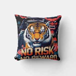 Ingen risk nr Reward - Samurai Tiger Kudde