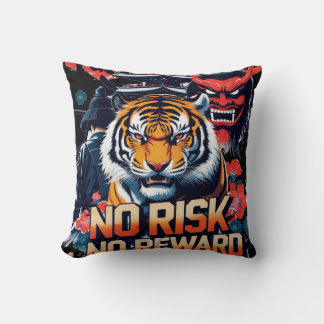 Ingen risk nr Reward - Samurai Tiger Kudde