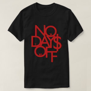 Ingen röd/svart fridagskjorta - t shirt