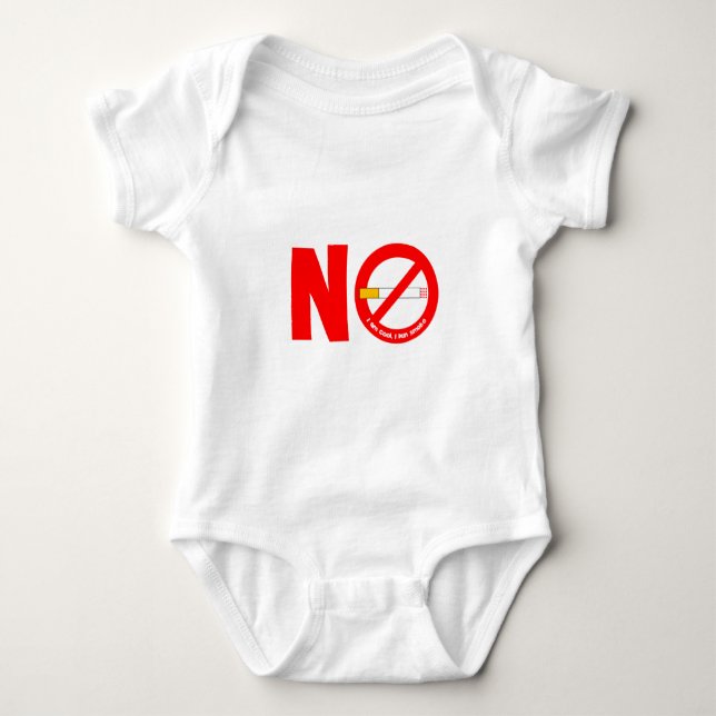 Ingen rök t-shirt (Framsida)
