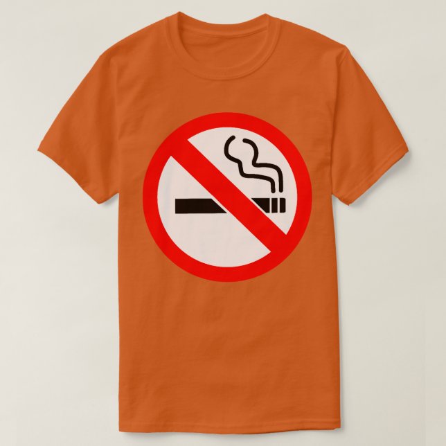 Ingen rök t shirt (Design framsida)