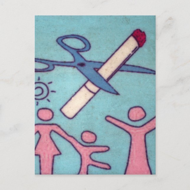 Ingen rök vykort (Framsida)