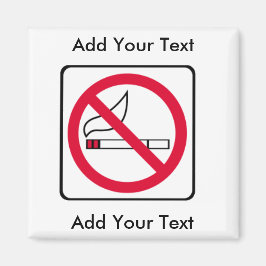 INGEN RÖKSKÖPPNINGSMÖR MAGNET