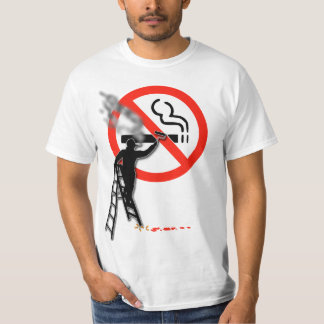 Ingen röksymbol..med målarrökning t shirt