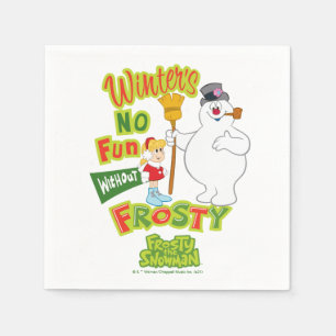 Ingen Roligt utan Frosty i Snögubbe™ Pappersservett