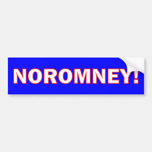 Ingen Romney Bildekal