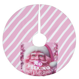 Ingen Rosa Bubble Gum Santa Julgransmatta Borstad Polyester