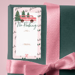 Ingen Rosa Vintage Van to & från jul Fraktsedel<br><div class="desc">Fira den magiska och festliga julhelgen med vår anpassningsbar helgdag till och från dekala gif-märkre. Vår helgdag för vintage har en söt rosa-retro-van på en Julgran-gård som plockar ut en Julgran. Ord fa la är handskriven. "Ingen sökning" är designad i ett modernt handskrivet teckensnitt stil. Anpassa med ett familjemonogram. Alla...</div>