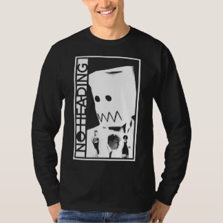 Ingen rubrik, monokrom, långärmad t shirt