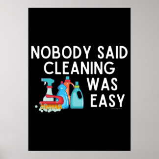 Ingen sa att det var lätt att Städning Noveltyer. Poster