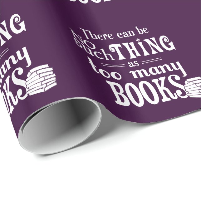 Ingen sådan sak som för många bokar presentpapper (Rullad Hörn)