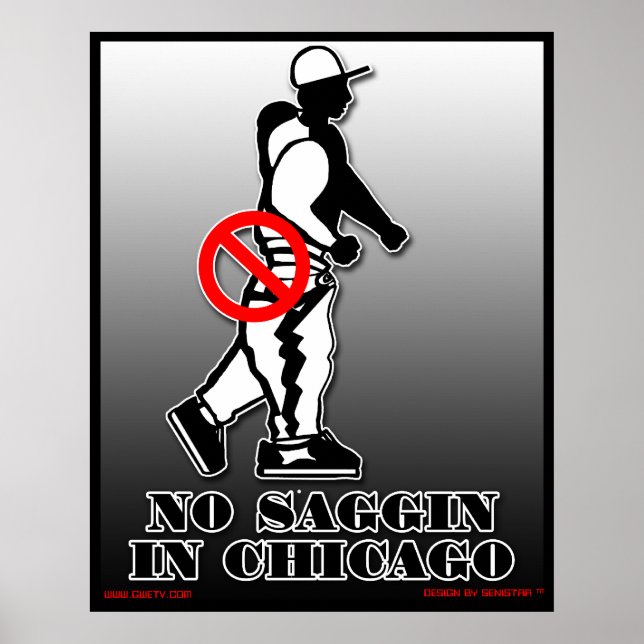 Ingen Saggin-Officiell Poster (Chicago) (Framsidan)