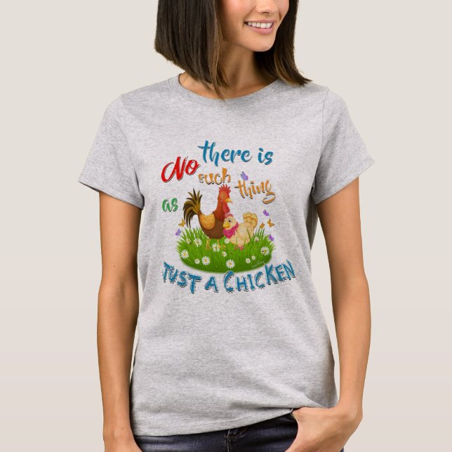INGEN SAK SOM BARA EN CHICKE TEE SHIRT (Framsida)
