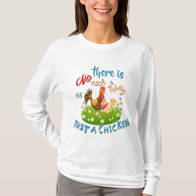 INGEN SAK SOM BARA EN CHICKE TEE SHIRT (Framsida)