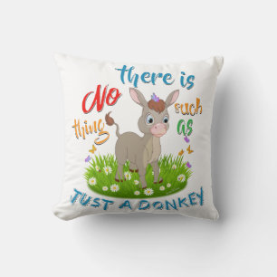 INGEN sak SOM BARA EN DONKEY Kudde