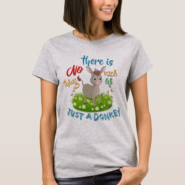 INGEN sak SOM BARA EN DONKEY Tee (Framsida)