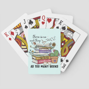 Ingen Sak som för mycket Bokar Casinokort
