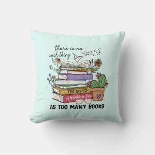 Ingen Sak som för mycket Bokar Kudde