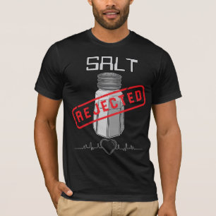 Ingen salt - låg natriumhjärtslitlig livsstil t shirt