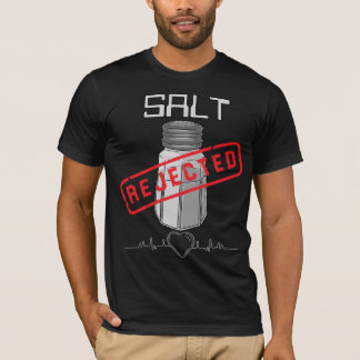 Ingen salt - låg natriumhjärtslitlig livsstil t shirt